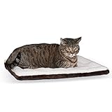 K&H PET PRODUCTS Self-Warming Pet Pad Oatmeal/Chocolate 21 X 17 Inches