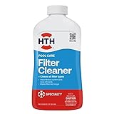 HTH 67071 Swimming Pool Care Filter Cleaner - Removes Dirt, Oil, and Grease Buildup for Crystal Clear Water