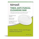 Tinea Soap for Tinea Versicolor Relief – Natural Anti-Fungal Medicated Cleansing Soap Bar by Terrasil (75gm)