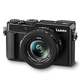 Panasonic Lumix LX100 II Large Four Thirds 21.7 MP Multi Aspect Sensor 24-75mm Leica DC VARIO-SUMMILUX F1.7-2.8 Lens Wi-Fi and Bluetooth Camera with 3' LCD, Black (DC-LX100M2)