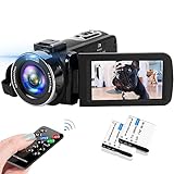 SEREE TECH 2.7K 30 FPS Video Camera 42MP 18X Digital Camera Video Camera for YouTube 3.0'' Flip Screen Camcorder Vlogging Camera with Remote Control and Two Batteries