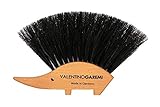 Valentino Garemi Desk Office Brush – Natural Long Horse Hair on Hedgehog Shape – Remove Dust Crumbs or Pet Hair – Clean Easy PC Keyboards Screen Phone – Made in Germany