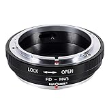 K&F Concept Lens Mount Adapter Ring for Canon FD Lens to Micro Four Thirds M4/3 Olympus Pen and Panasonic Lumix Cameras