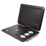 ONN 10' Portable DVD and Media Player with USB, Aux 3.5mm, & 5-hr Battery 180 Degree Swivel Screen 100008691 (Renewed)