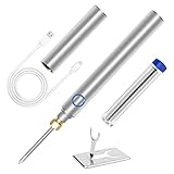ELMCONFIG Cordless Soldering Iron Kit 1000mah USB Wireless Electric Soldering Gun Pen, Portable and Rechargeable for Home Appliance Repair, Electronic Components， DIY
