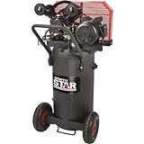 NorthStar Single-Stage Portable Electric Air Compressor - 2 HP, 20-Gallon Vertical, 5.0 CFM