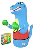 PREFERRED TOYS - Inflatable Punching Bag for Kids - Bop Bag Inflatable Punching Toy - Inflatable Dinosaur with Instant Bounce Back Movement for Kids/Toddlers (47” Height)