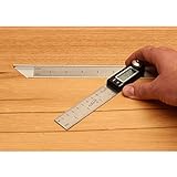 iGaging Digital Protractor with 7' and 4' Stainless Steel Bladed