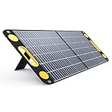 Togo Power 100W Portable Solar Panel for Jackery Explorer 240/300/500/ROCKPALS/Flashfish/Baldr Power Station, Foldable Solar Cell Solar Charger with USB Outputs for RV Laptop iPhone iPad
