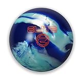 ELITE EZ Hook Reactive Bowling Ball - Great for Entry Level Bowlers Looking for to Curve/Hook Their Bowling Ball (Teal/Blue, 10 Pounds)