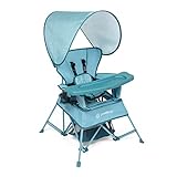 Baby Delight Go with Me Venture Portable Chair | Indoor and Outdoor | Sun Canopy | 3 Child Growth Stages | Blue Wave