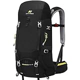N NEVO RHINO Internal Frame Hiking Backpack 50/60/65/70/80L, Mountain Climbing Camping Backpack Daypack Waterproof Rain Cover