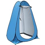 anngrowy Pop Up Shower Tent Portable Outdoor Camping Bathroom Toilet Tent Changing Dressing Room Privacy Shelters Room for Hiking and Beach Sun Shelter Picnic Fishing– UPF40+ Waterproof