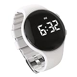 e-vibra Vibrating Alarm Watch, Potty Training Watch Medical Reminder Watch with Countdown Timer and Lock Screen (White)