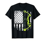 Archery Compound Bow USA Flag Shirt