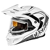 Castle X CX950 V2 Wake Modular Electric Snow Helmet (Gloss White/Charcoal - X-Large)