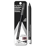 Almay Gel Eyeliner, Waterproof, Fade-Proof Eye Makeup, Easy-to-Sharpen Liner Pencil, 110 Rich Black, 0.045 Oz