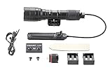 Streamlight 88071 ProTac Rail Mount HL-X USB 1000-Lumen Rechargeable Multi-Fuel Weapon Light with USB Battery and Cable, Remote Switch, Tail Switch, and Clips, Box, Black
