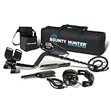 Bounty Hunter Sharp Shooter II Metal Detector with Complete Pro Kit, Carry Bag, Headphones, Pinpointer and Finds Pouch with Recovery Tool, 8' Water Proof Coil, 6.6kHz