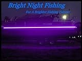 Bright Night Fishing 16ft UV Boat Light Black LED Fluorescent line Glow Ultraviolet 12v Night Fishing bass