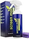 Screen Cleaner Kit - Best for LED & LCD TV, Computer Monitor, Laptop, and iPad Screens – Contains Over 1,572 Sprays in Each Large 16 Ounce Bottle – Includes Premium Microfiber Cloth