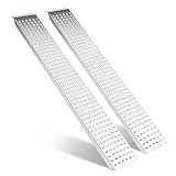DNA MOTORING A3 Steel Versatile Loading Ramp for Hand Truck, Bicycle, Motorcycle, ATV & More, 880 pounds Each Pair Capacity, TOOLS-00466