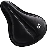 CyclingDeal Premium Bike Seat Cushion Cover 11” x 8”- Padded Soft Comfort Gel Saddle Pad for Men’s & Women’s - Compatible with Indoor, Spin Bikes and MTB Road Bicycles