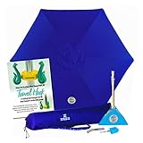 beachBUB ™ All-In-One Beach Umbrella System. Includes 7 ½' (50+ UPF) Umbrella, Oversize Bag, beachBUB ™ Base & Accessory Kit