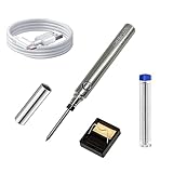MOGAOPI Soldering Iron Kit, 5V 8W Electric Soldering Iron, Adjustable Temperature Welding Tool with USB, Solder Wire, Soldering Iron Stand