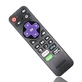 Anderic Universal IR fit for Roku Express fit for Roku SE Remote with Volume fit for Roku/TV Streaming 2-in-1 Remote Control with Learning - Works fit for Roku + TV [NOT for ROKU Sticks] (1-Pack)