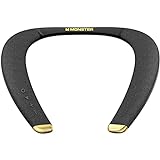 Monster Boomerang Petite Neckband Bluetooth Speakers, Neck Speaker with 15H Playtime, aptX High Fidelity 3D Stereo Sound, Low Latency, Built-in Mic, IPX5 Waterproof Wearable for Home Outdoor
