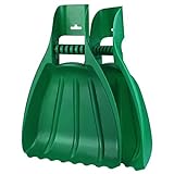 Eastrans Large Leaf Scoops and Hand Rake Claw, Ergonomic Hand Held Garden Rake Grabbers for Picking up Leaves,Grass Clippings and Lawn Debris