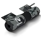 Barbell Squat Pad with Thick Foam and Nylon Padding - Neck & Shoulder Protective Pad Provides Support for Squats, Lunges & Hip Thrusts - Fits Olympic Standard Weightlifting Bar