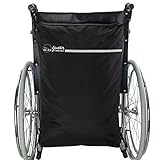GUOER Wheelchair Footrest Bag Leg Support Bags Transfer Board Bag Leg Rest Bag Footrest Extender Storage Bag Wheelchair Accessory Bag(W19H02B)
