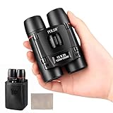 POLDR 12X25 Small Binoculars with Clear Vision, Pocket Binoculars Compact for Adults Theater Concert Opera Travel Bird Watching