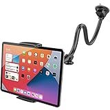 APPS2Car Tablet Car Mount Holder [Long Arm Gooseneck Extension] Suction Cup Mount for 7-12.4 Inch Tablet iPad, Windshield Window Mount for iPad Pro Air Mini Cell Phone fits SUV Truck Vehicle Semi MPV