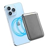TWZKG Magnetic Card Wallet Holder with MagSafe for iPhone 14 Pro Max/14 Plus/14 Pro/14,iPhone 13 Pro Max/13 Pro/13/13 Mini, for iPhone 12/12 Pro/12 Max/12 Mini,SkyGrey