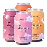 Recess Mood Magnesium Supplement Drink Calming Beverage, 12 Ounce, Pack of 12 (Variety Pack, 12 Pack) *Original Flavors*
