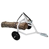 SUNDALY Log Skidding Arch for ATV, 1000lbs Capacity,Max 24in Dia Log Dolly, Log Holder Farm Pro Tow Behind Commercial Log Skidder for Wood Transport