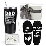 Gifts For Dad From Daughter,20 OZ Insulated Tumbler Father Day Gifts,Gifts Basket Who have Everything For Husband,Men,Him with Socks
