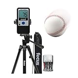 Pocket Radar Ball Coach/Pro-Level Speed Training Tool and Radar Gun Bundle with 360-Degree Rotating Tripod Mount and Tripod Stand with Carrying Bag and Rechargeable Batteries (3 Items)