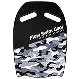 Flow Swimming Kickboard - Swim Training Foam Kick Board for Kids and Adults (One Size Fits All) (Camouflage)