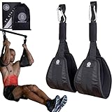 Zeus X Ab Straps for Pull Up Bar, Heavy-Duty Hanging Abs Exerciser Equipment, Men & Women, Abdominal Core Muscle Home Gym Exercise Trainer, Comfortable Padding, Complete with Gym Bag