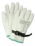 MAGID PowerMaster 12501PS Leather Linesmen Protector Gloves, 1 Pair, 9.5” Length, Size 10/XL