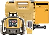 Topcon RL-H5A Self Leveling Horizontal Rotary Laser with Bonus EDEN Field Book, IP66 Rating Drop, Dust, Water Resistant, 800m Construction Laser, Includes LS-80L Receiver, Detector Holder, Soft Case