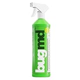 BugMD Empty Refillable Spray Bottle 32 oz - for Use with BugMD Pest Control Essential Oil Concentrate(sold separately), Spray Bottle with 3 Sprays Modes-Lock, Pest Repellent Mist for Home, Durable, BPA-Free