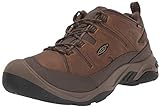 KEEN Men’s Circadia Low Height Comfortable Waterproof Hiking Shoes, Shitake/Brindle, 11 Wide US
