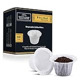 Pro Mael Disposable K Cup Coffee Filters 360 Count, Coffee Filter Paper for Keurig Brewers Single Serve 1.0 and 2.0, Use with Resusable K Cup Pods, White