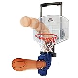 Franklin Sports Over The Door Basketball Hoop With Ball Return - Game Room Ready - Shatter Resistant - 2 Mini Basketballs - Accessories Included