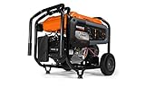 Generac 7713 GP6500E 6500-Watt Portable Generator, Orange/Black